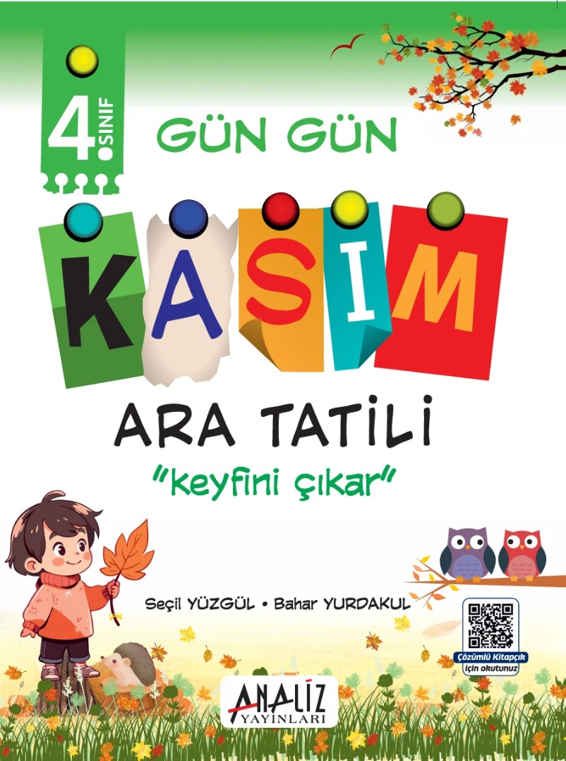 4.Sınıf Gün Gün Kasım Ara Tatili Kitabı